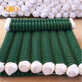 Green PVC Coated Chain Link Wire Mesh Fence